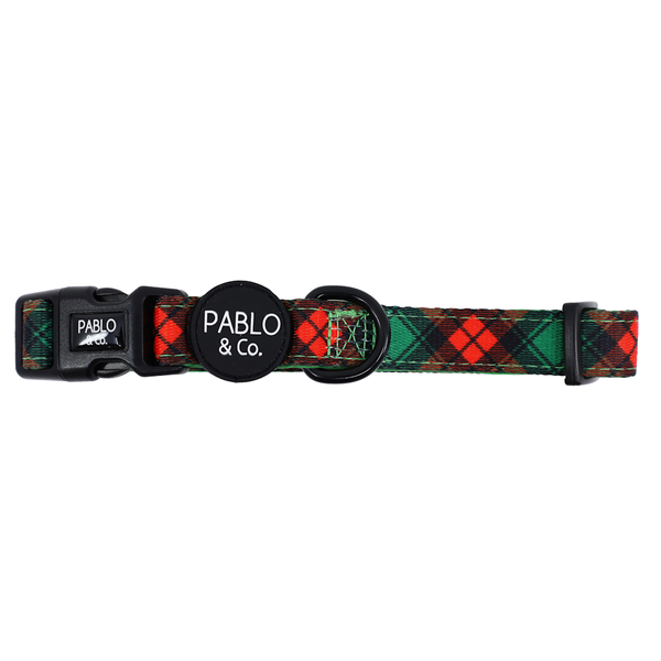 Pablo & Co Winston Plaid Dog Collar