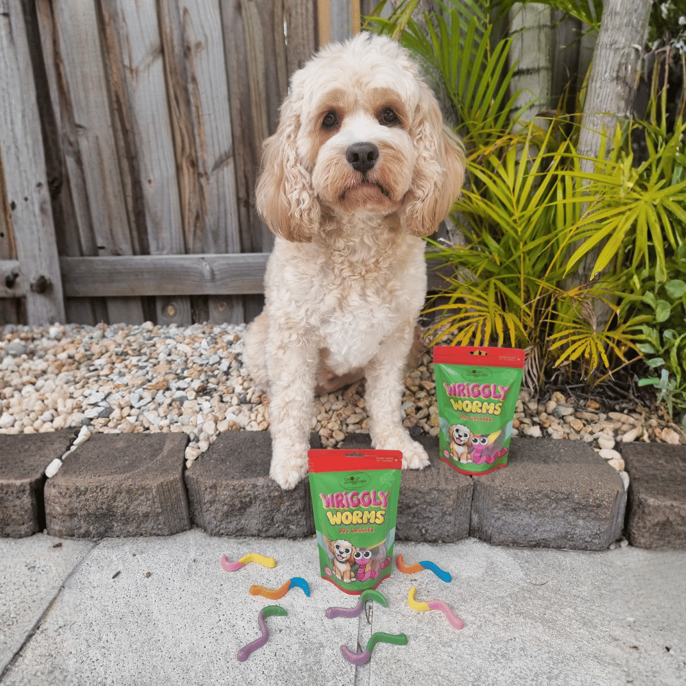 Wriggly Worms Dog Lollies