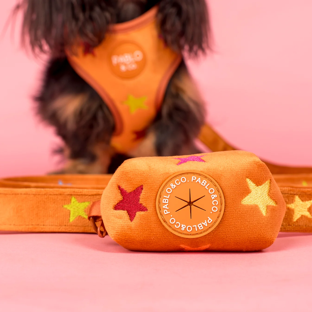 Pablo & Co You're A Star Poop Bag Holder Velvet