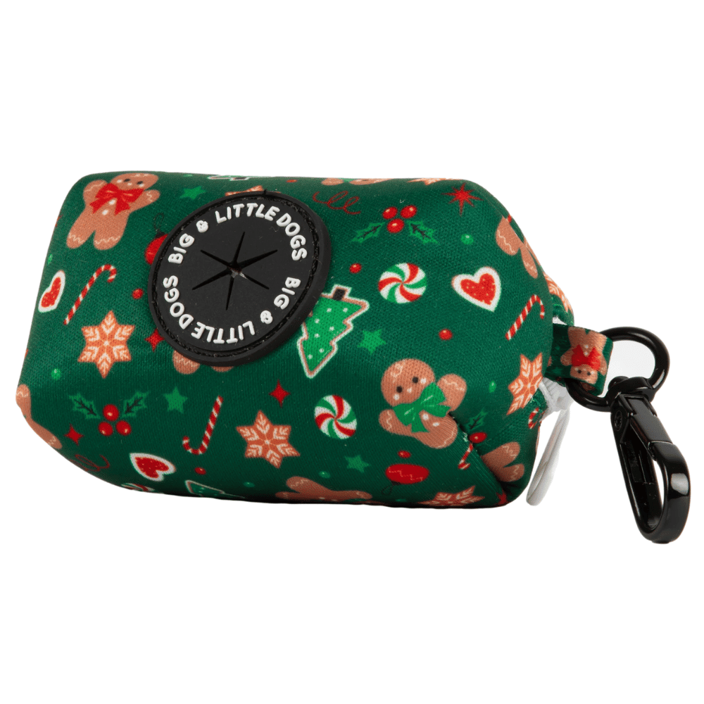 Big & Little Dogs Gingerbread Cutie Poop Bag Holder - Poop Bag Holders from Sale at DoggyTopia