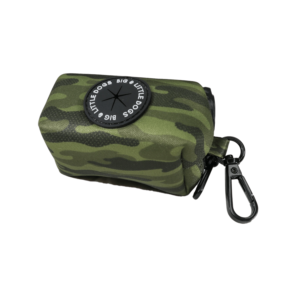 Big & Little Dogs Poop Bag Holder: Camouflaged - Poop Bag Holders from Big & Little Dogs at DoggyTopia