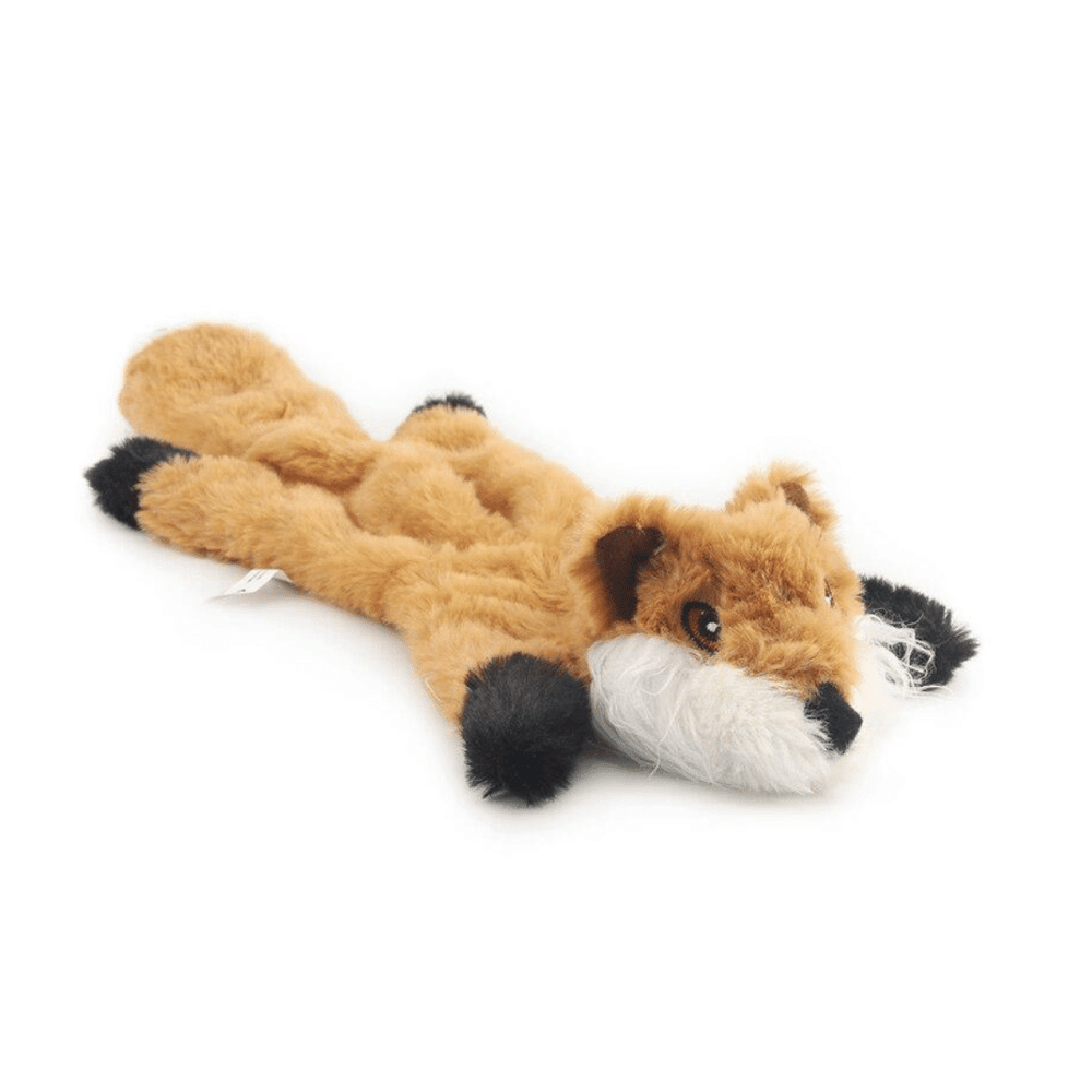 Floppy Fox Plush Dog Toy - Plush Toys from . at DoggyTopia