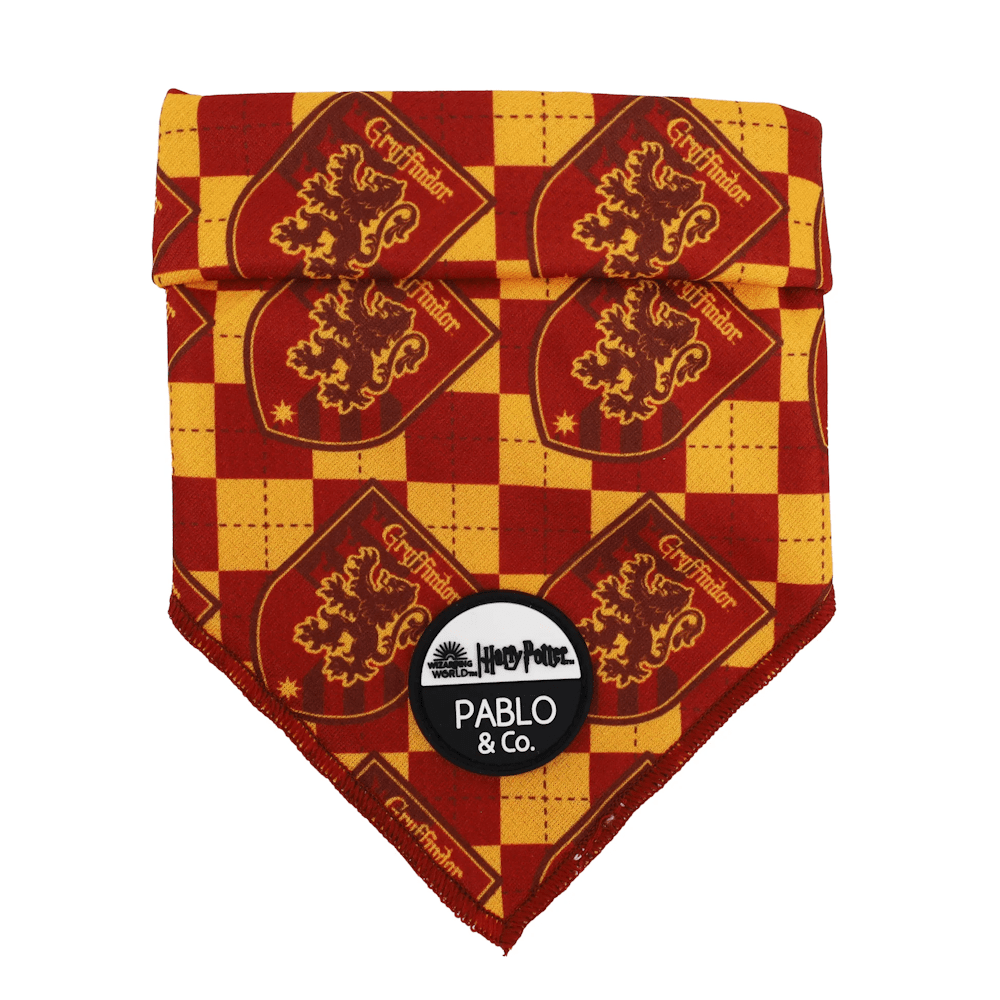 Pablo & Co Harry Potter Gryffindor: Dog Bandana - Bandanas from Sale at DoggyTopia
