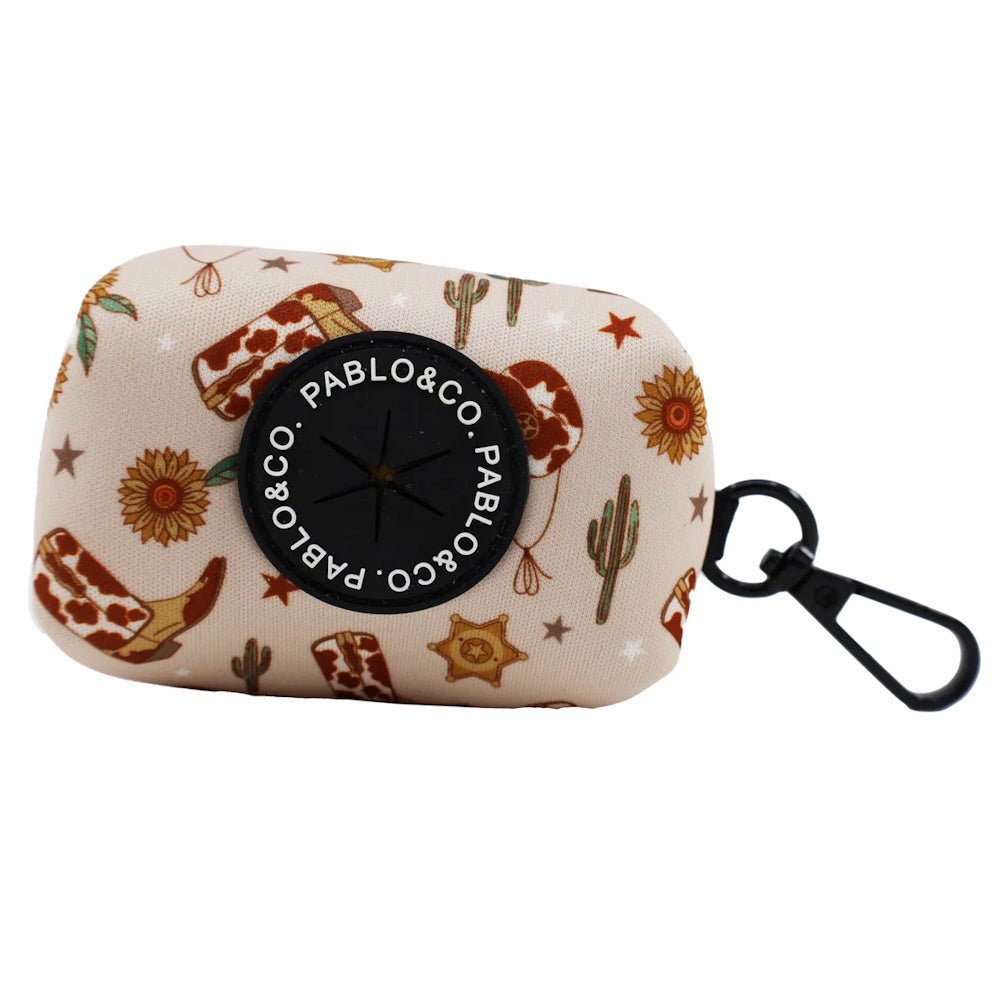 Pablo & Co Howdy Poop Bag Holder - Poop Bag Holders from Pablo & Co at DoggyTopia