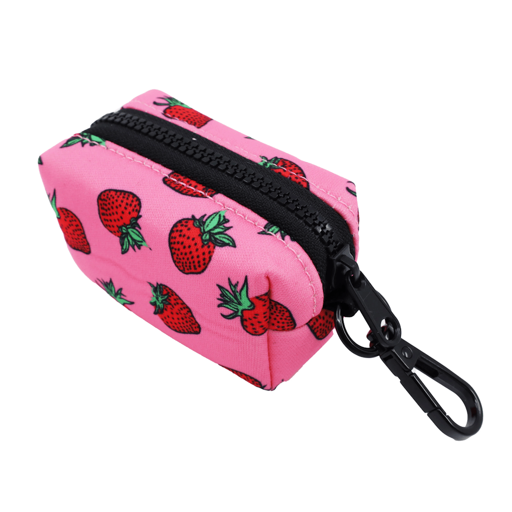 Pablo & Co Strawberries Poop Bag Holder - Poop Bag Holders from Pablo & Co at DoggyTopia