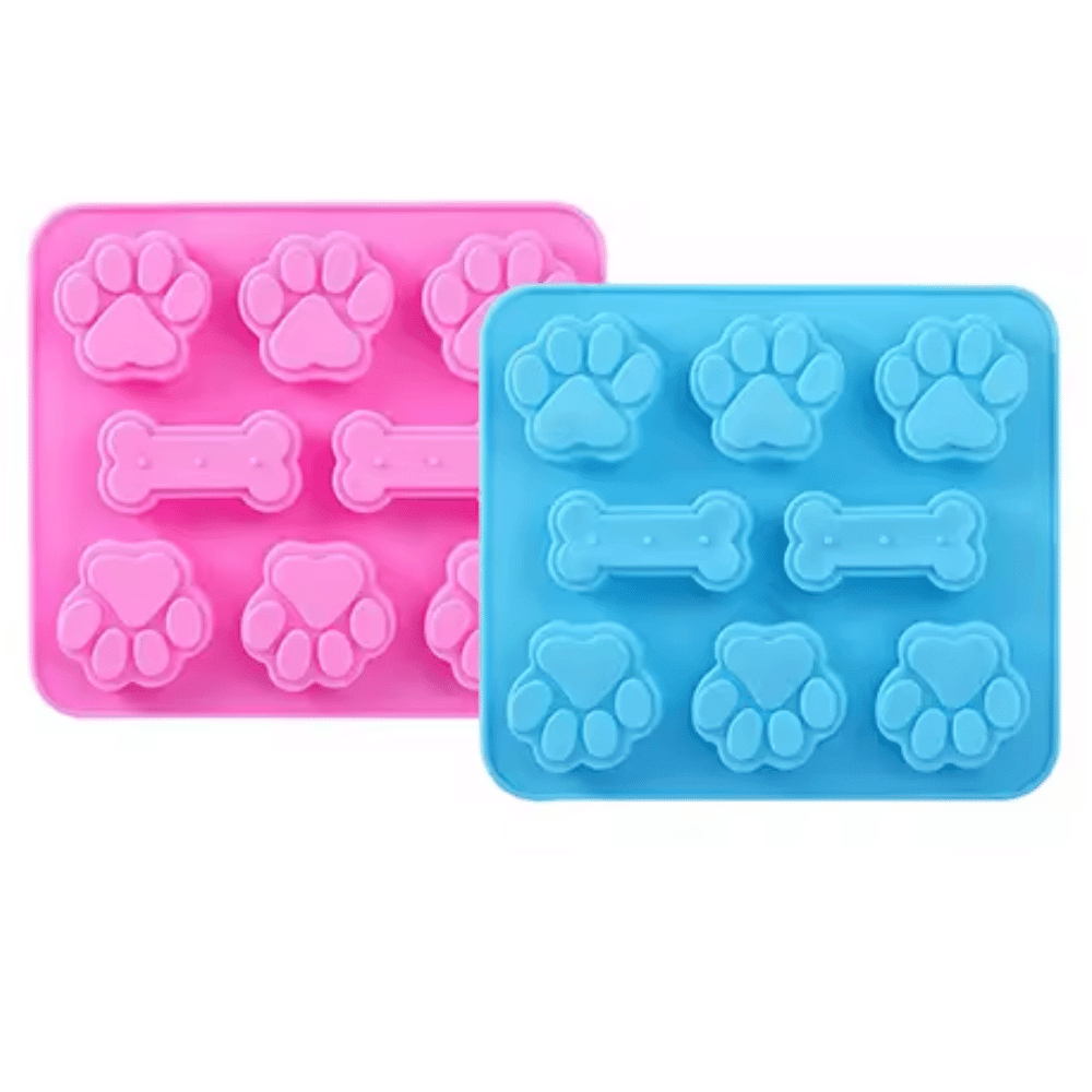 Paws and Bones Silicone Mould - Moulds from . at DoggyTopia