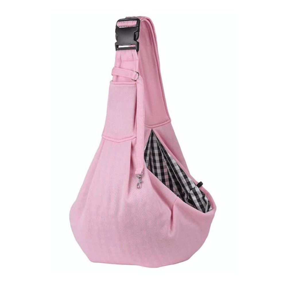 Pet Sling Carrier - Pink - Pet Sling Carrier from . at DoggyTopia