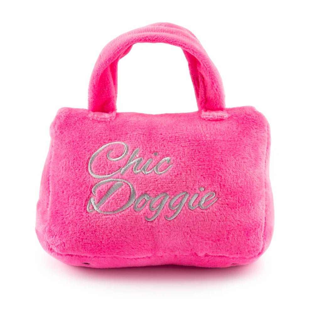 Pink Barkin Bag - With Scarf Dog Toy - Designer Toys from Haute Diggity Dog at DoggyTopia