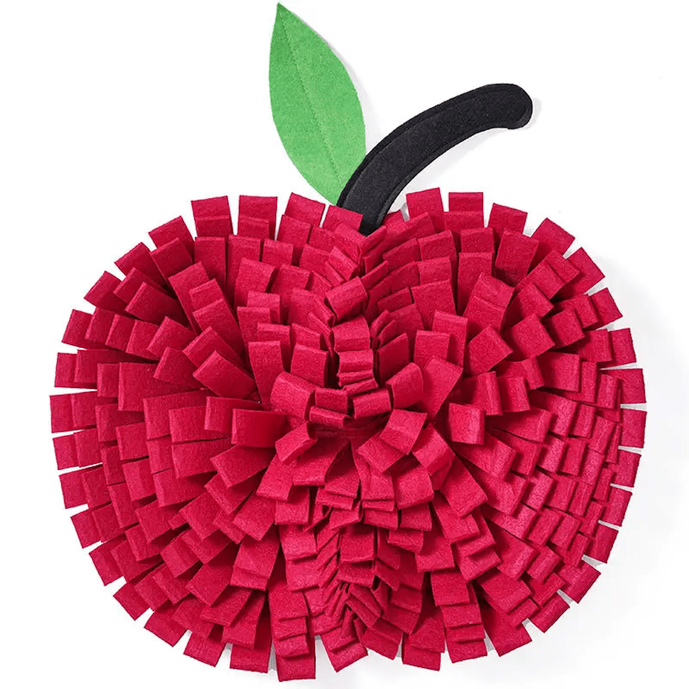 Red Apple Snuffle Mat - Snuffle Mats from . at DoggyTopia