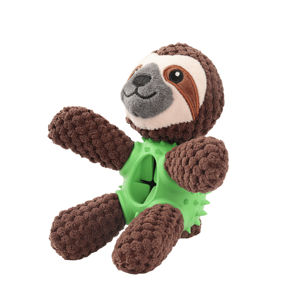 Sammy Sloth Enrichment Plush Dog Toy - Enrichment Toys from . at DoggyTopia