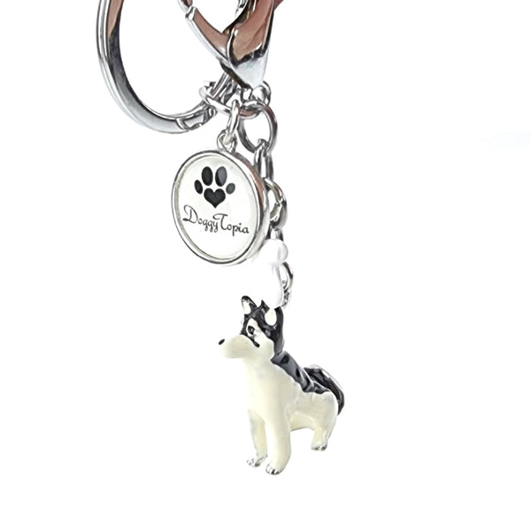 3D Husky Key Ring