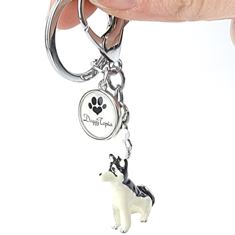 3D Husky Key Ring