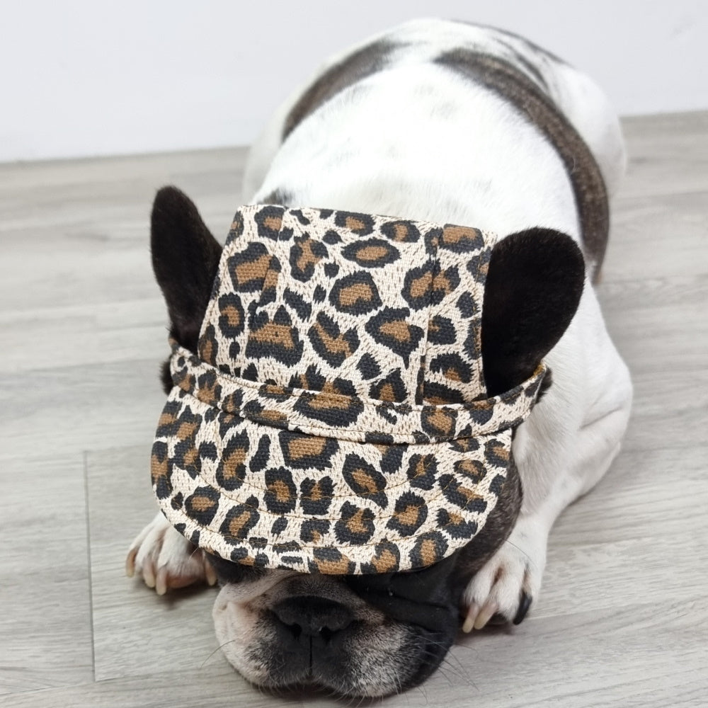 Dog Cap - Leopard