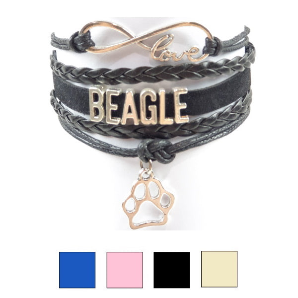 Infinity Love Beagle Jewellery BraceletDoggyTopia
