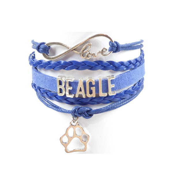 Infinity Love Beagle Jewellery BraceletDoggyTopia
