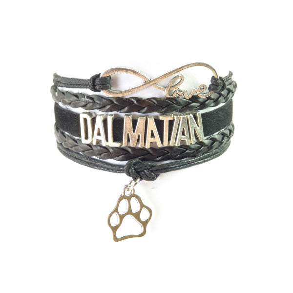 Infinity Love Dalmatian Jewellery BraceletDoggyTopia