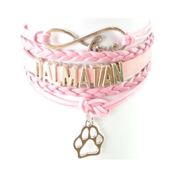 Infinity Love Dalmatian Jewellery BraceletDoggyTopia