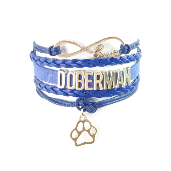 Infinity Love Doberman Jewellery BraceletDoggyTopia