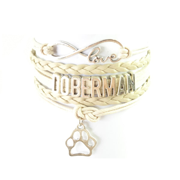 Infinity Love Doberman Jewellery BraceletDoggyTopia