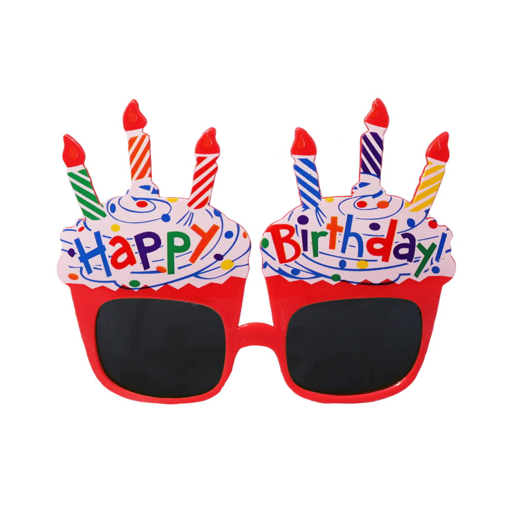 Happy Birthday Cupcake Dog Glasses