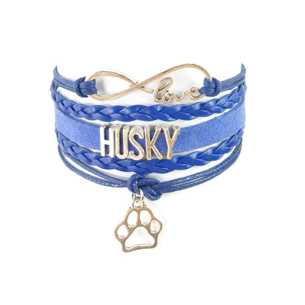 Infinity Love Husky Jewellery BraceletDoggyTopia