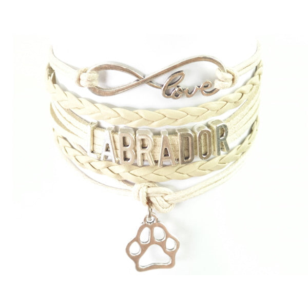 Infinity Love Labrador Jewellery BraceletDoggyTopia