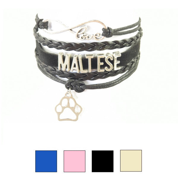 Infinity Love Maltese Jewellery BraceletDoggyTopia