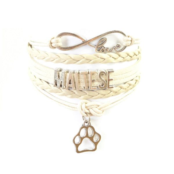 Infinity Love Maltese Jewellery BraceletDoggyTopia