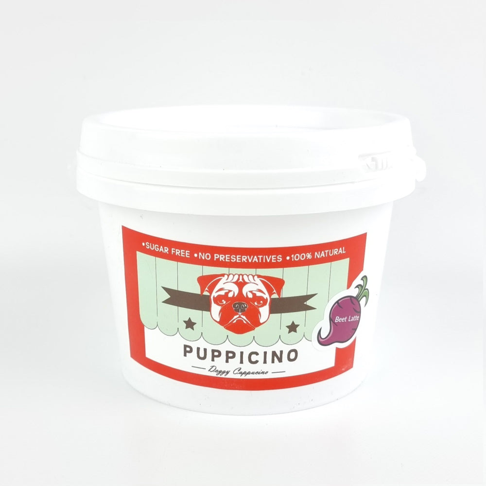 L'Barkery Puppicino Bulk Tub - Beet Latte (20 serves)