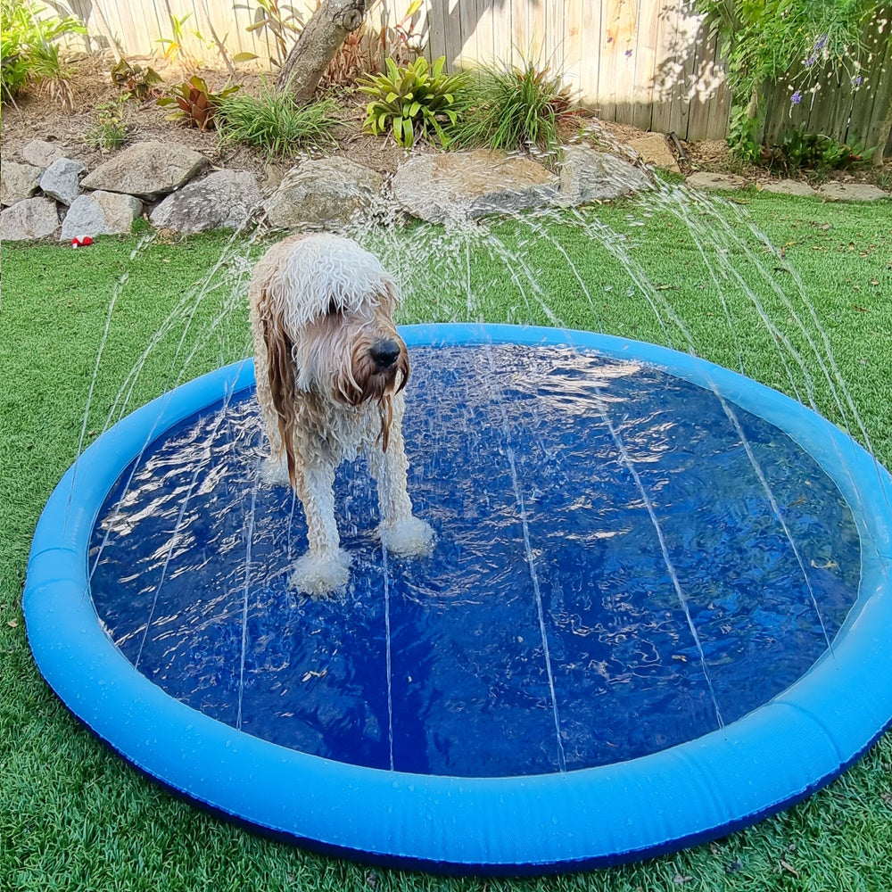 Dog Sprinkler Splash Mat