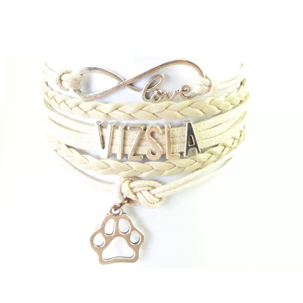 Infinity Love Vizsla Jewellery BraceletDoggyTopia