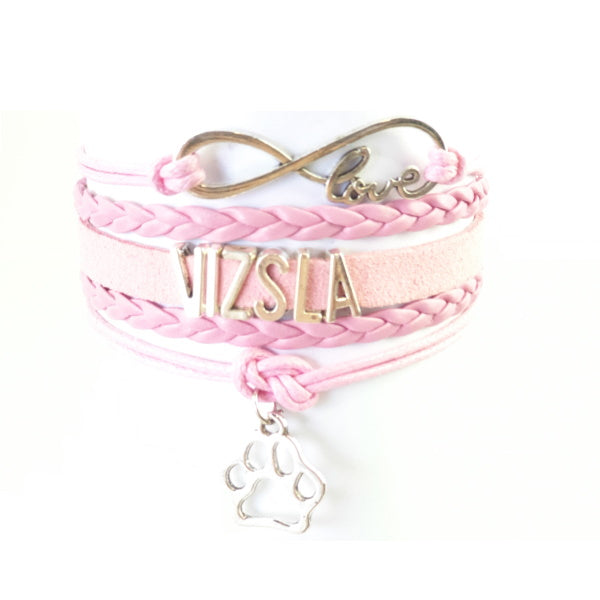 Infinity Love Vizsla Jewellery BraceletDoggyTopia