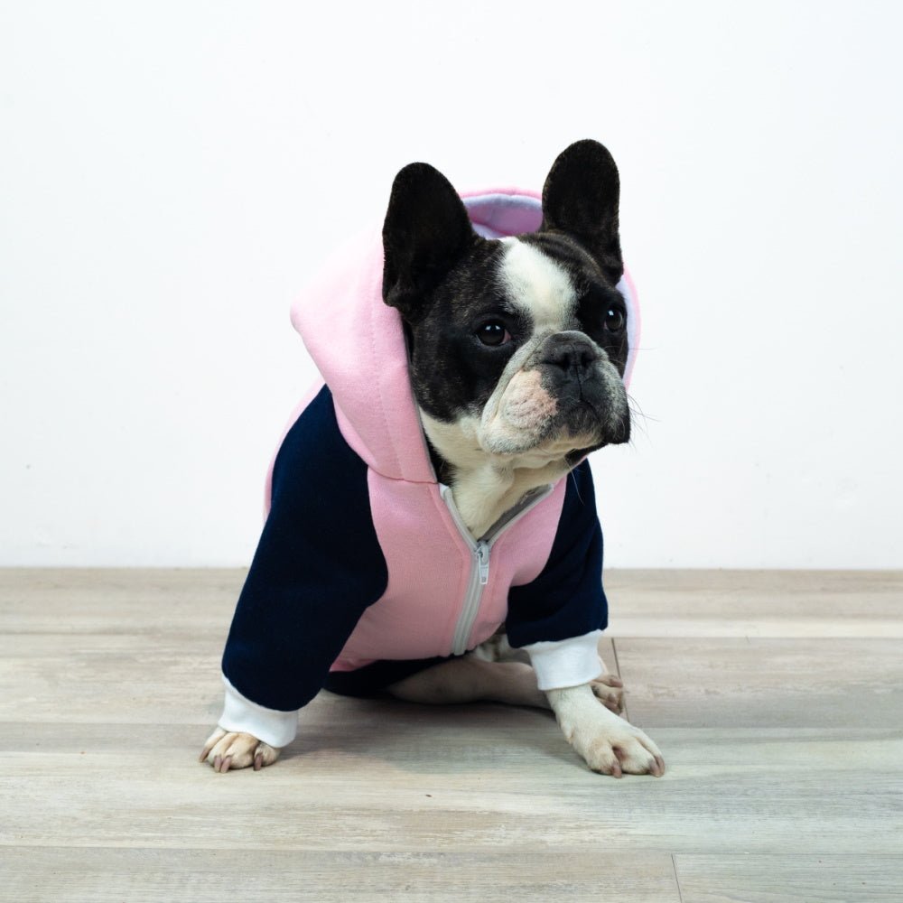 Active Zip Hoodie - Pink - Hoodies from Sale at DoggyTopia