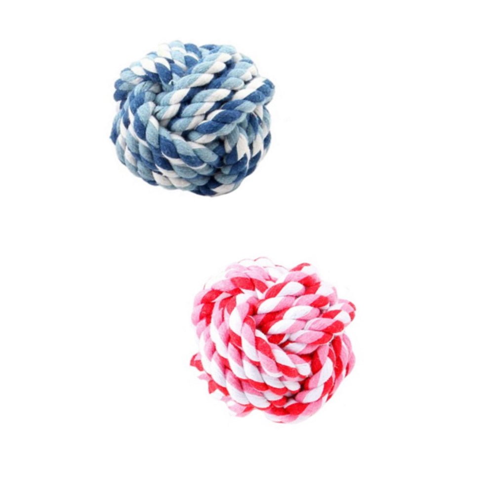 Ball Rope Dog Toy - Rope Toys from . at DoggyTopia