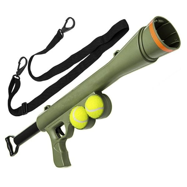 Bazooka Dog Ball Launcher - Interactive Toys from . at DoggyTopia