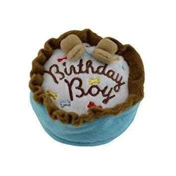Dog Birthday Cake Boy Toy - Haute Diggity DogDoggyTopia