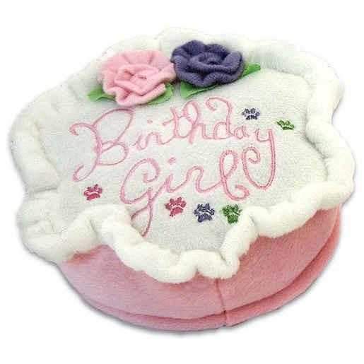 Dog Birthday Cake Girl Toy - Haute Diggity DogDoggyTopia