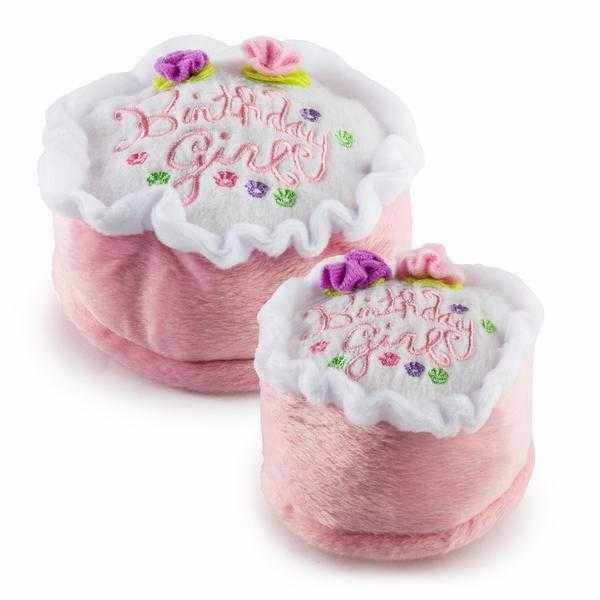 Dog Birthday Cake Girl Toy - Haute Diggity DogDoggyTopia