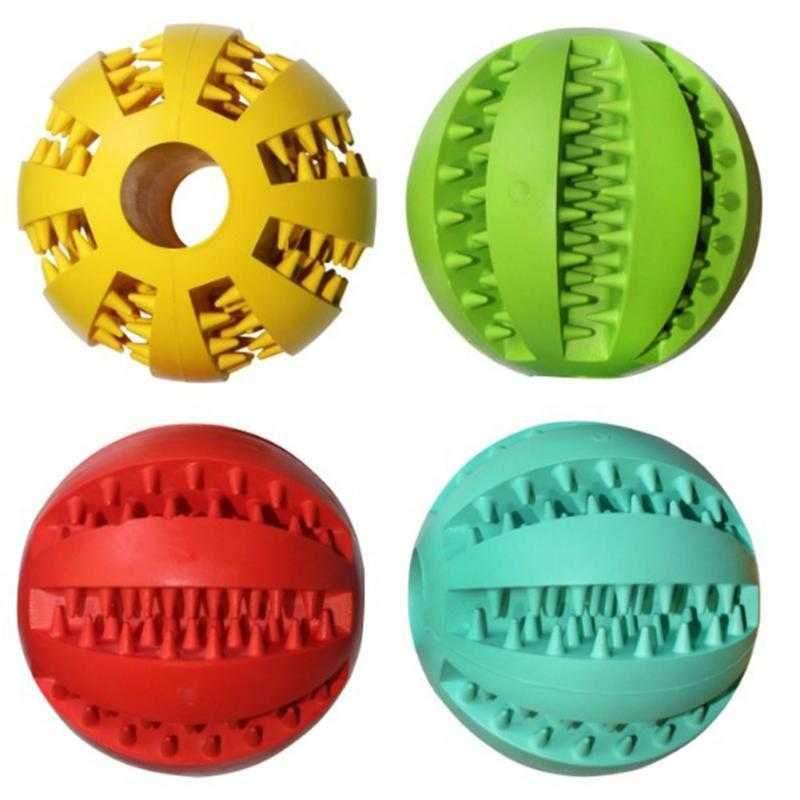 Dog Rubber Ball with Dental Treat made from Non Toxic MaterialDoggyTopia