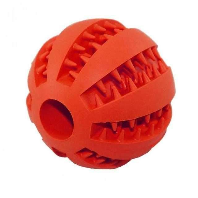 Dog Rubber Ball with Dental Treat made from Non Toxic MaterialDoggyTopia