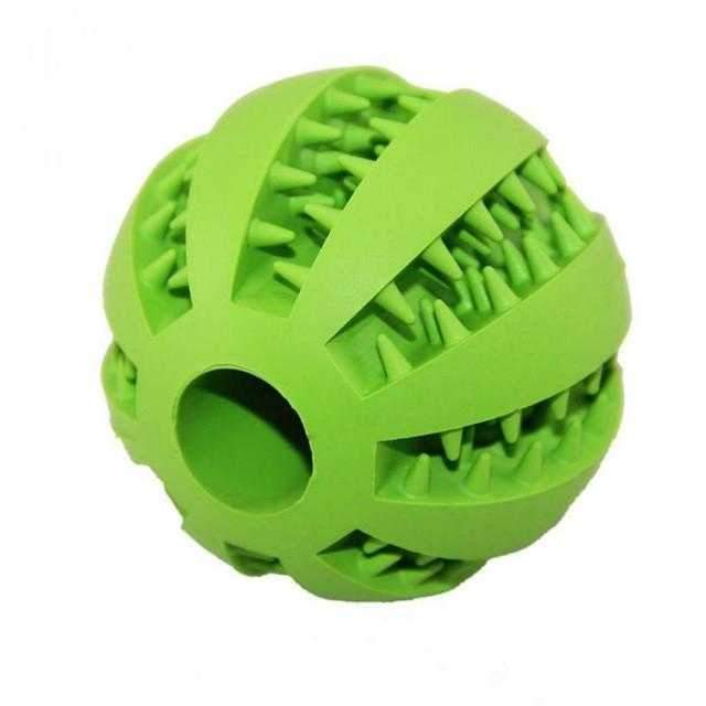 Dog Rubber Ball with Dental Treat made from Non Toxic MaterialDoggyTopia