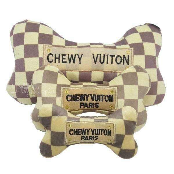Chewy Vuiton Bone Dog ToyDoggyTopia