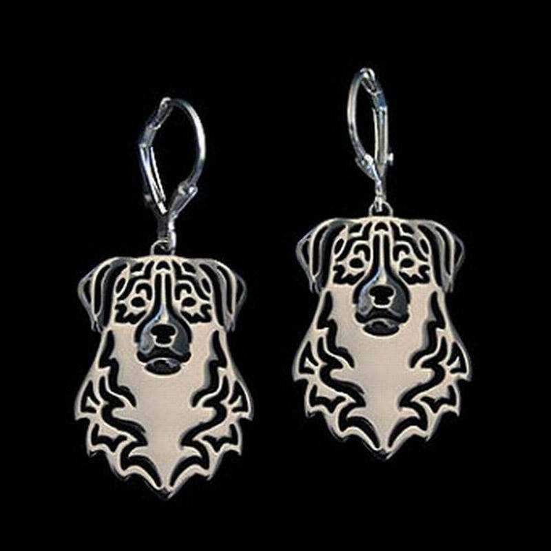 Dog Earrings - Australian Shepherd - Earrings from . at DoggyTopia