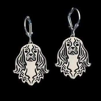 Dog Earrings - Cavalier - Earrings from . at DoggyTopia
