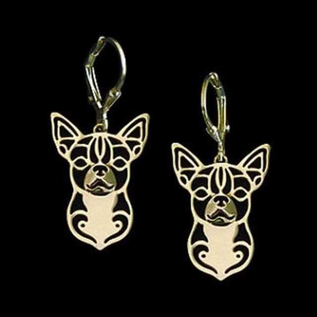 Dog Earrings - Chihuahua - Earrings from . at DoggyTopia