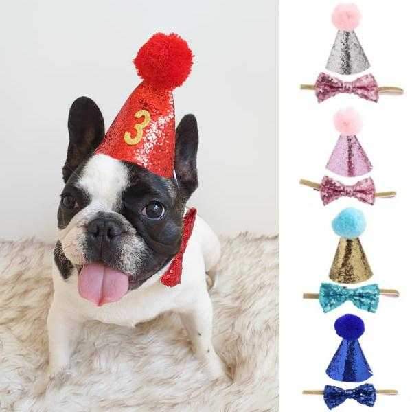Dog Party Hat & Bow Tie | DoggyTopiaDoggyTopia