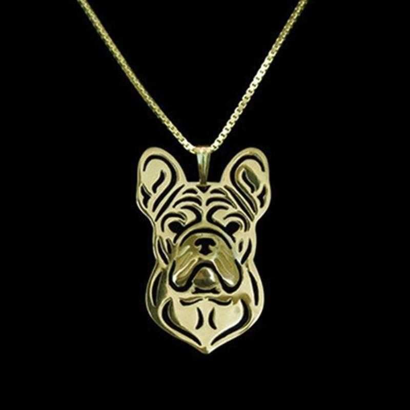 Dog Pendant Necklace French Bulldog DoggyTopia DoggyTopia