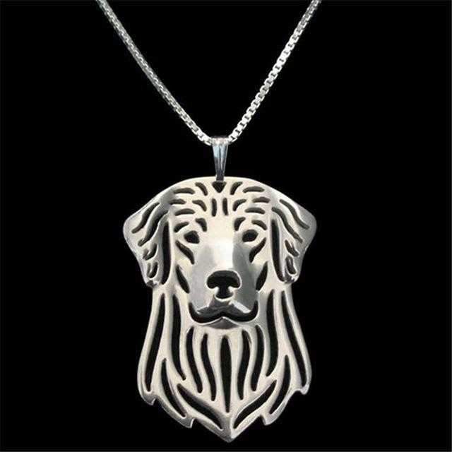 Dog Pendant Necklace - Golden Retriever - Necklaces from . at DoggyTopia