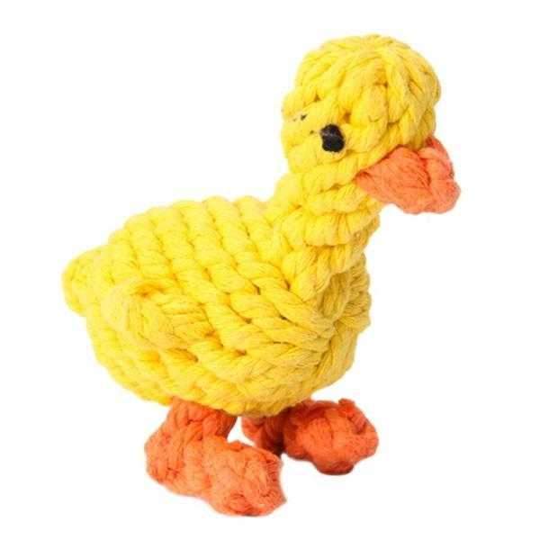 Duck Rope Dog Toy - Rope Toys from . at DoggyTopia