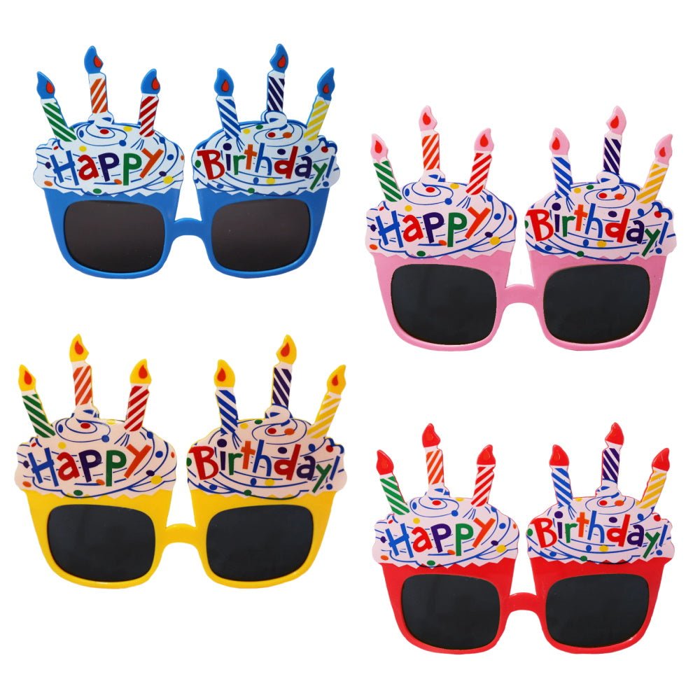 Happy Birthday Cupcake Dog Glasses - Sunglasses from . at DoggyTopia